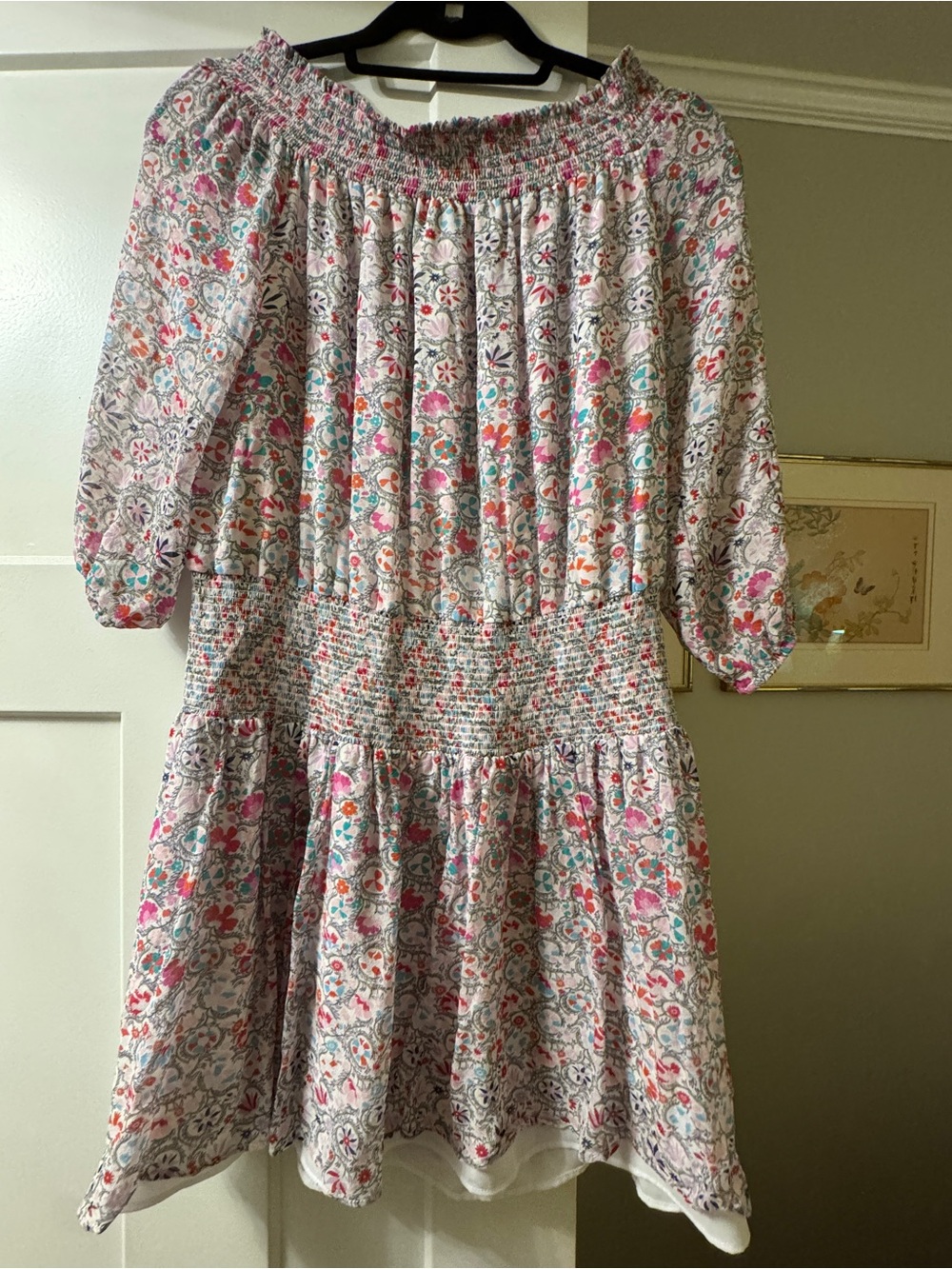 Shoshanna Rita off shoulder dress - size 10